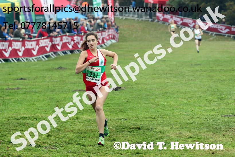 Junior women, National Cross Country Relays, Berry Park, Mansfield. Photo: David T. Hewitson/Sports for All Pics
